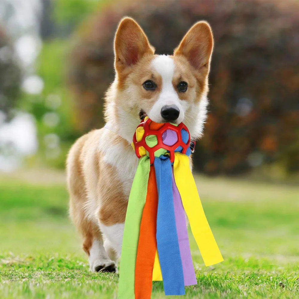 Interactive dog puzzle toy